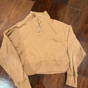 American Eagle Outfitters Brown Knit Pullover